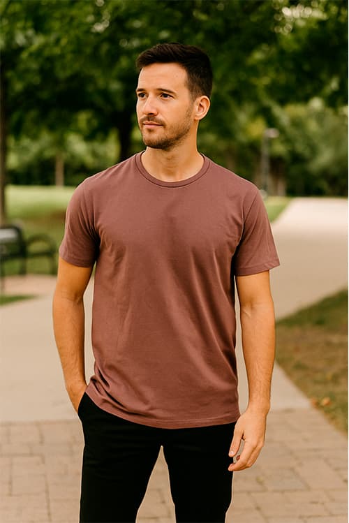 Masculina Algodão com Elastano